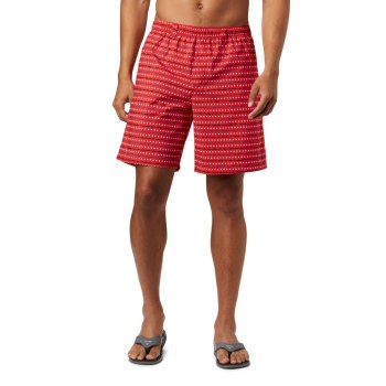 Columbia Muške Kratke Hlače - PFG Super Backcast Water Crvene | UOJF-42375
